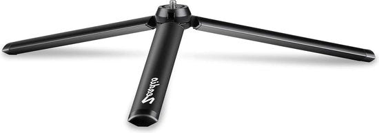 Stativo mini in metallo con vite 1/4 pollice - supporto per tavolo per stabilizzatore di mano per tutte le fotocamere