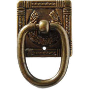 MANIGLIA PER MOBILI '5038/A7' 34x54 mm - Patinato antico - GIUSTI