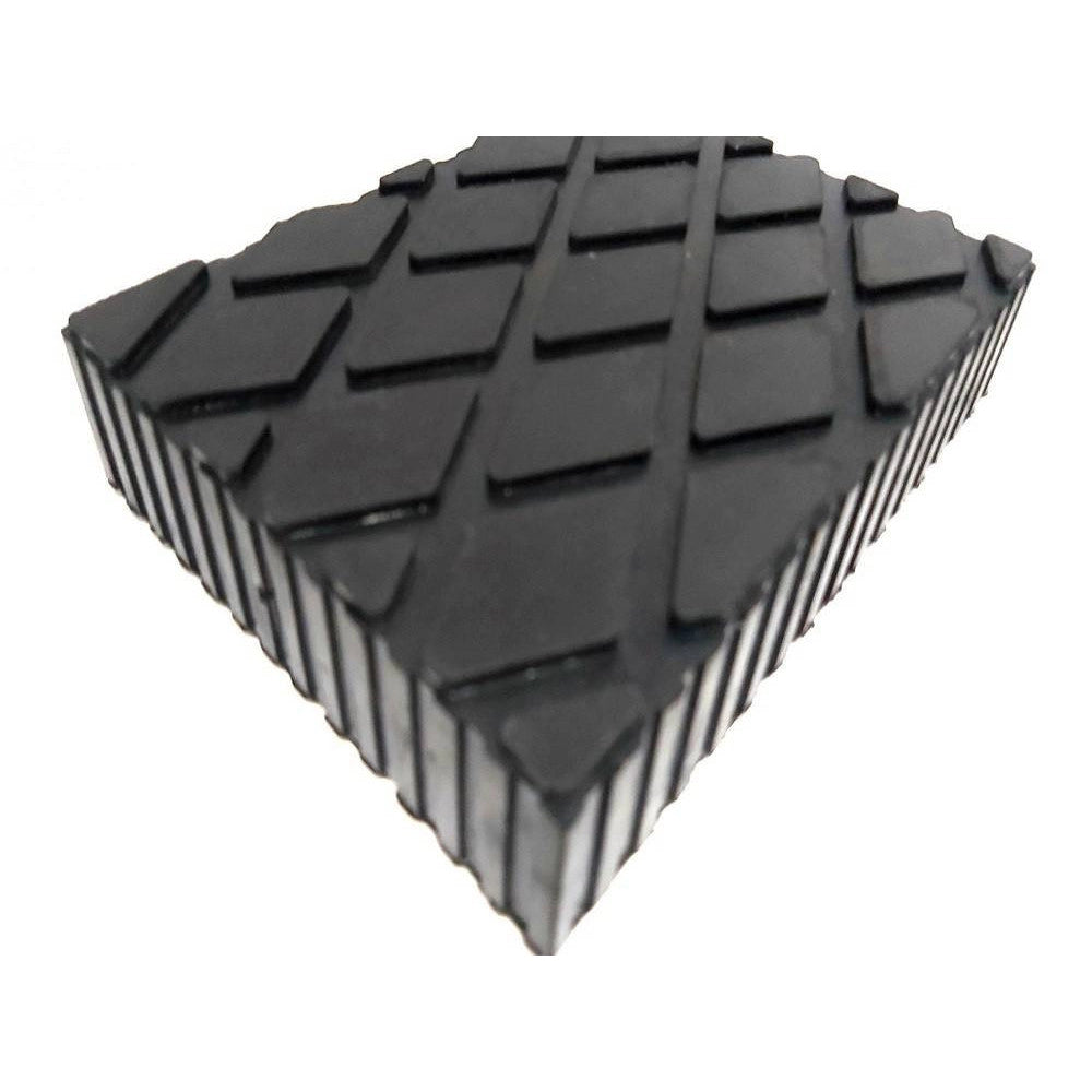 Trade Shop - Set 2 Pezzi Tamponi In Gomma Per Ponti Sollevatori Tampone 16 X 12 X 5 Cm -