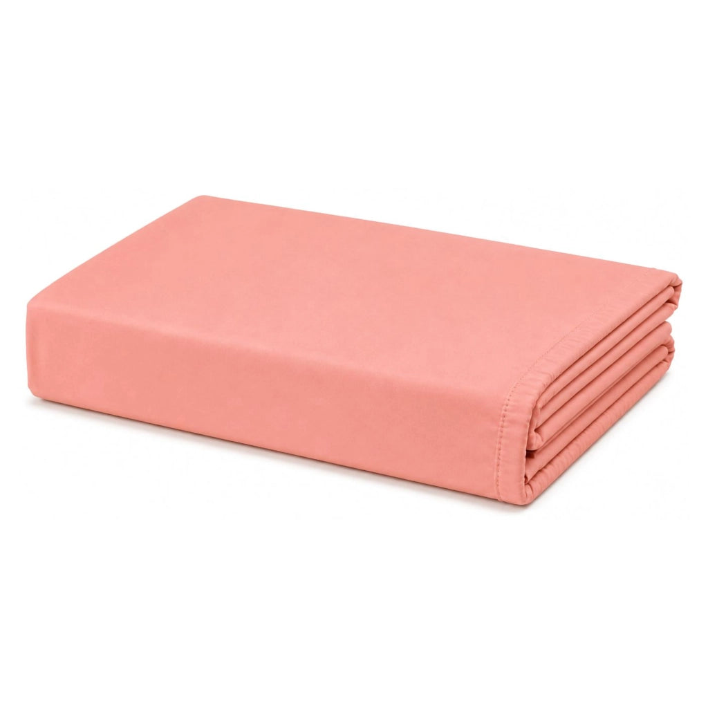 Romomoka, Lenzuolo Matrimoniale Lenzuolo Sotto con Angolo da 27 cm, Rosa