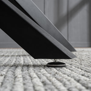 Tavolo da Pranzo Cucina Allungabile Estensibile 90 x 140 fino a 220 cm Cemento