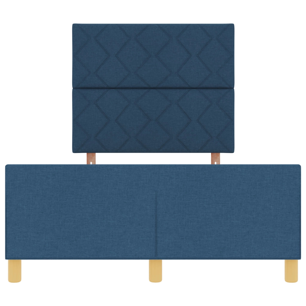 Struttura Letto Blu  120x200 cm in Tessuto