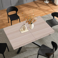 Tavolo da Pranzo Cucina Allungabile Estensibile 90 x 140 fino a 220 cm Olmo Perl