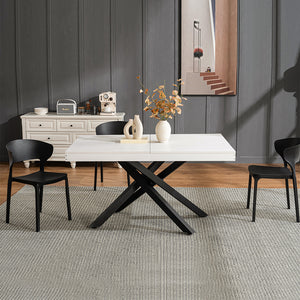 Tavolo da Pranzo Cucina Allungabile Estensibile 90 x 140 fino a 220 cm Bianco