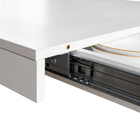 Tavolo da Pranzo Cucina Allungabile Estensibile 90 x 140 fino a 220 cm Bianco