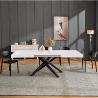 Tavolo da Pranzo Cucina Allungabile Estensibile 90x140 - 220cm Bianco Frassinato