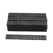 Contrappesi autoadesivi neri per equilibratura ruote Fe 60g (5gx12 pz) 100 strisce/set