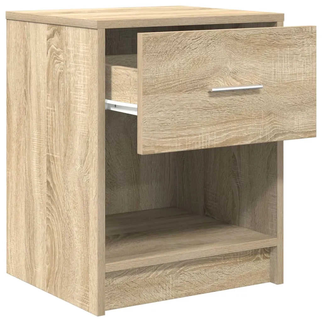 Comodini 2 pz con Cassetto Rovere Sonoma 40x34x50 cm 858772