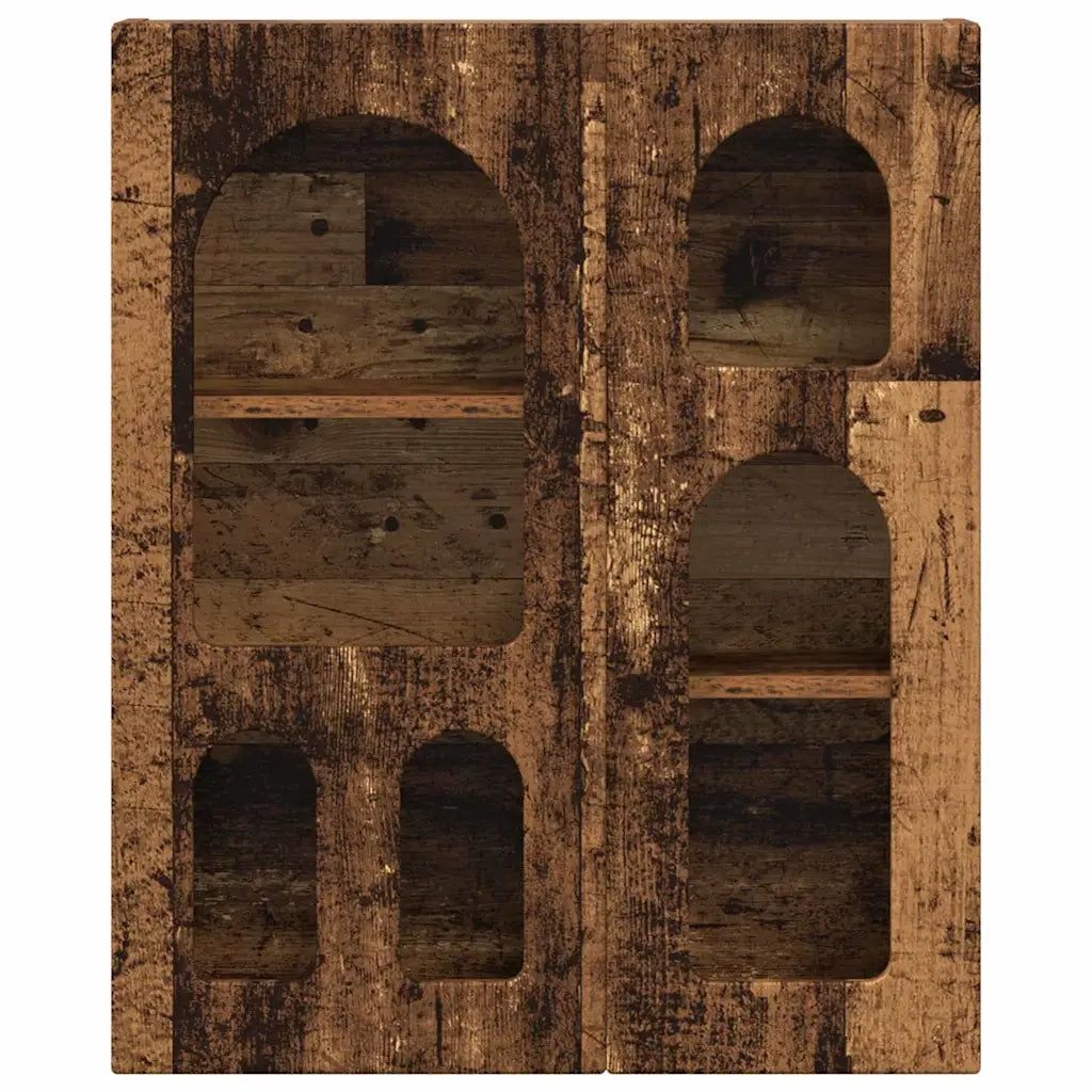 Armadio pensile con lo scaffale Legno vecchio 59 x 20 x 71.5 cm CFW4468225