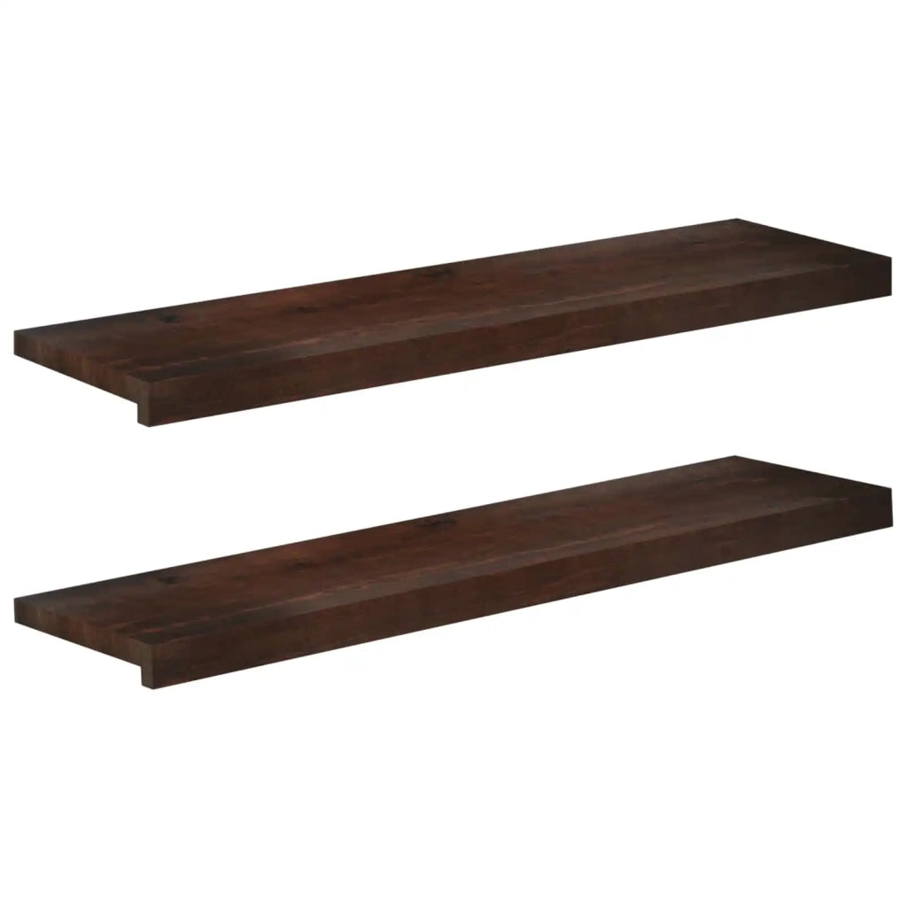 Soglie per finestre 2 pz Marrone Scuro 100 x 30 x 2 cm 42048314