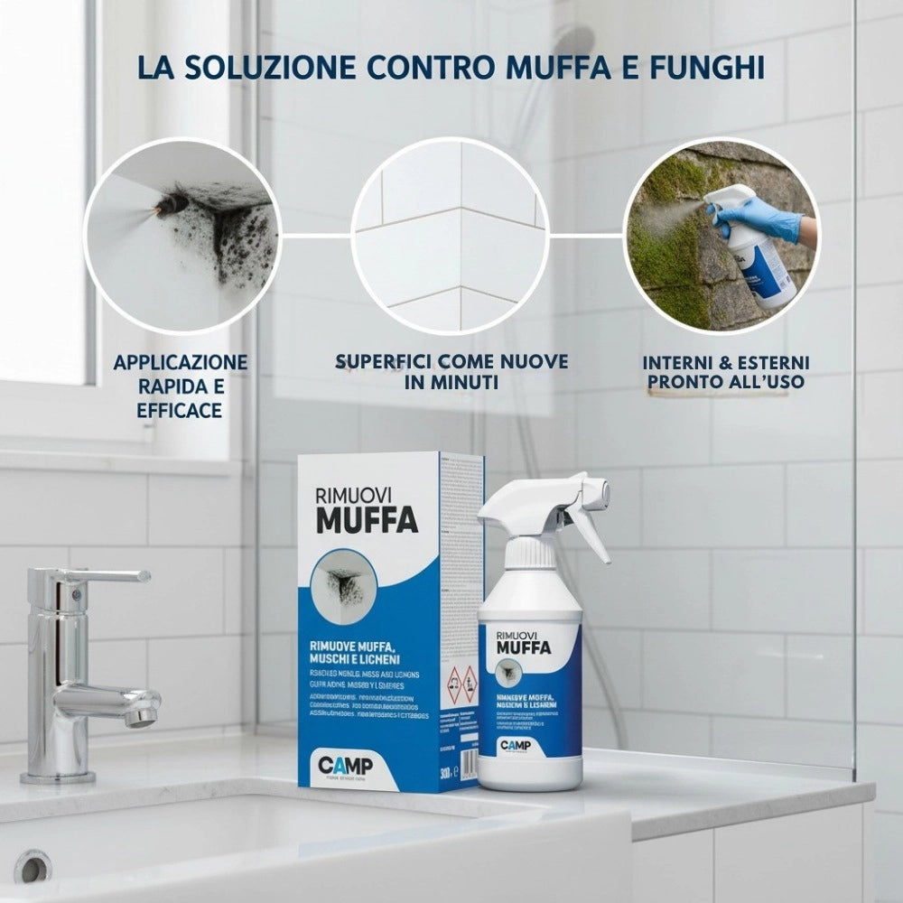 Rimuovi muffa 300 ml pulitore igienizzante per interni e esterni