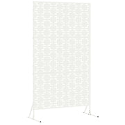 Schermo per Privacy Bianco 100 x 50 x 180 cm Acciaio CFW4408173