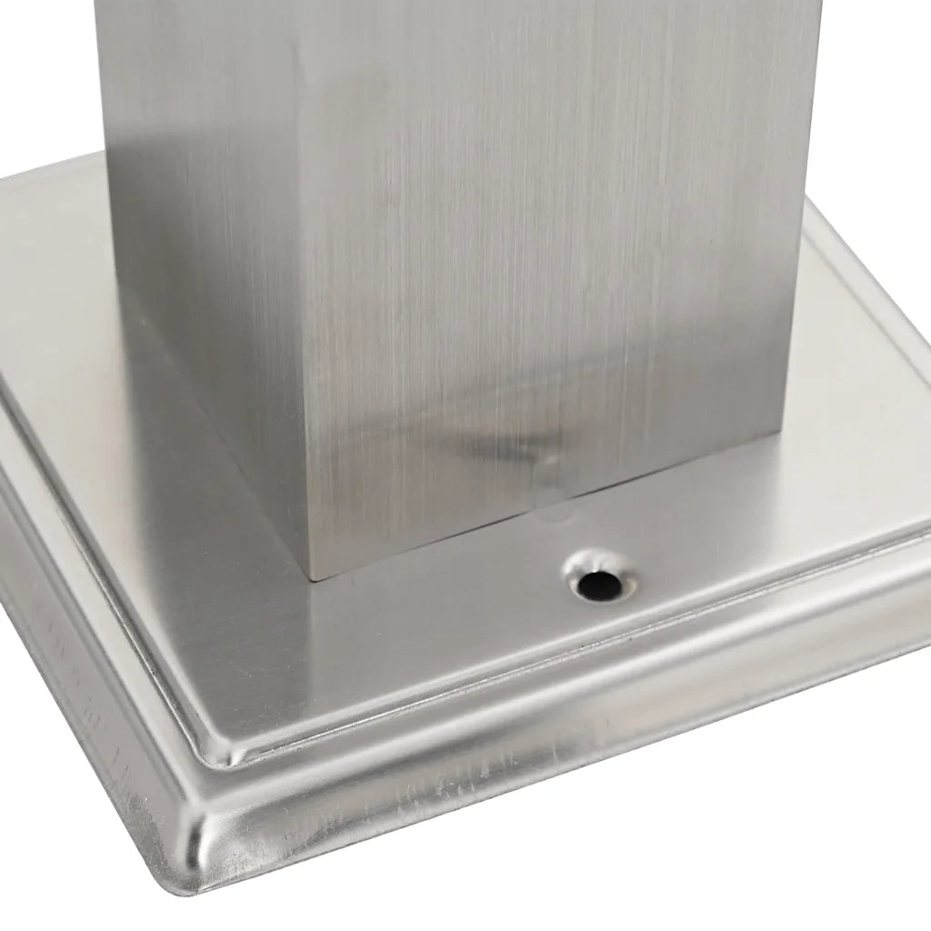 Presa Elettrica da Giardino a Pilastro Acciaio Inox con Timer 41237