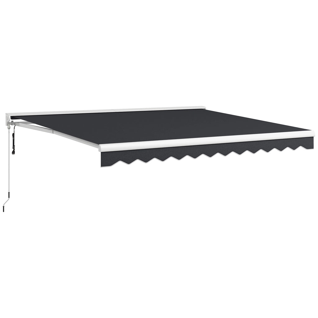 Tenda da sole elettrica semicassone con telecomando ¨C Xylo ¨C Alluminio grigio 4x3m