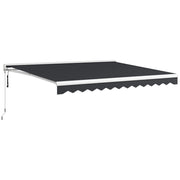 Tenda da sole elettrica semicassone con telecomando ¨C Xylo ¨C Alluminio grigio 4x3m