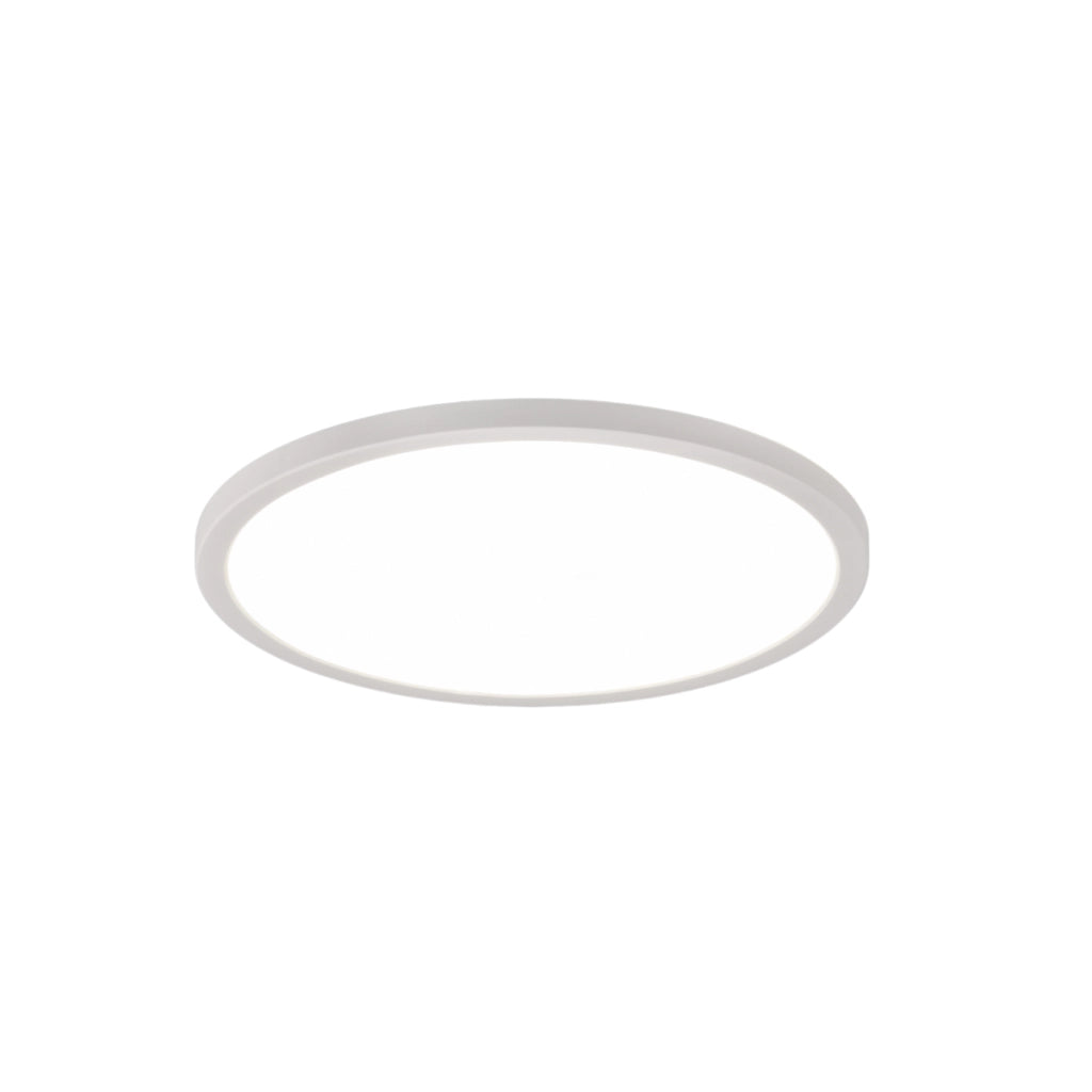 Plafoniera LED AUREO RL 29cm 18W con telecomando bianca