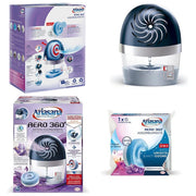 ARIASANA Assorbiumidita' Aero 360° Kit con Ricarica Lavanda 450g Deumidificatore