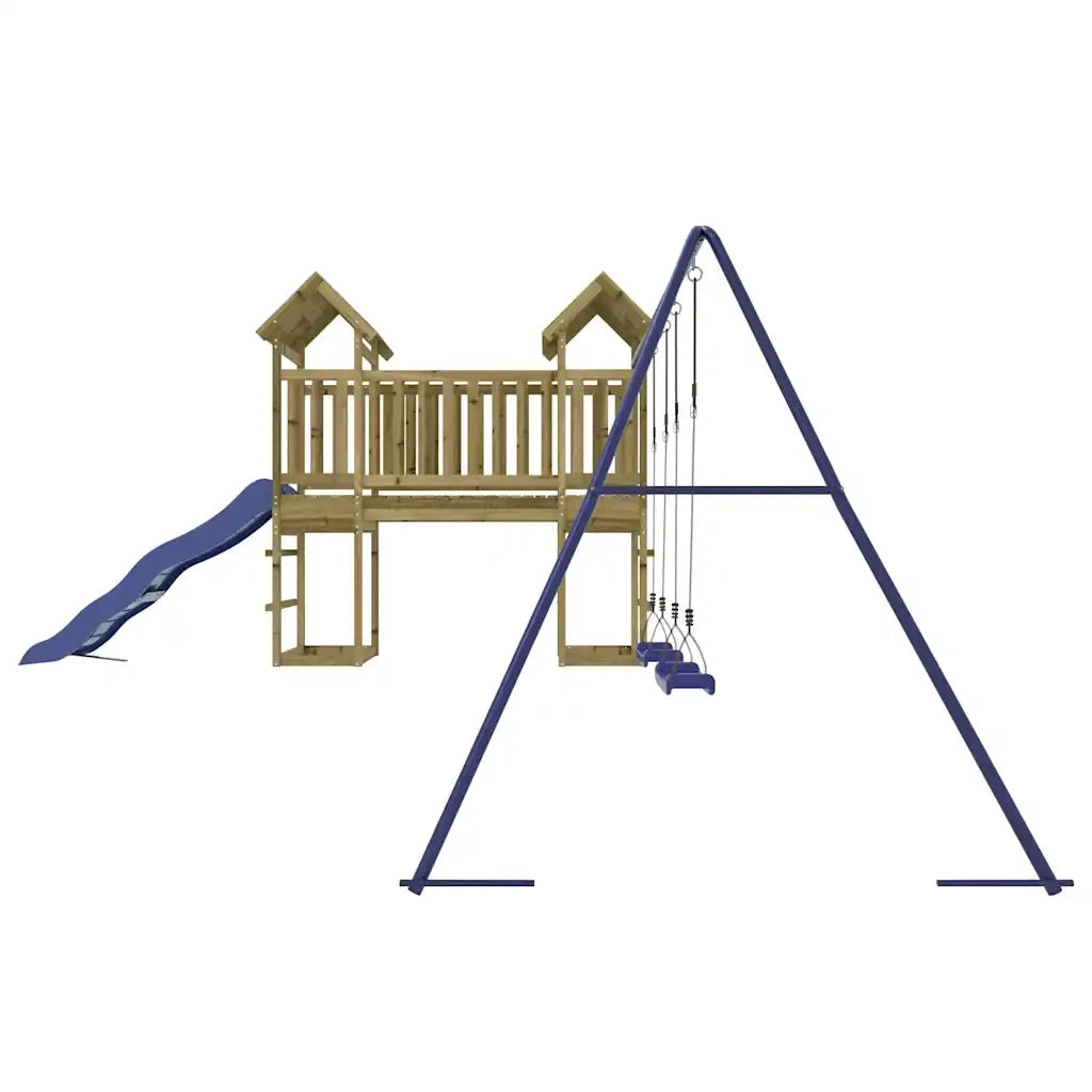 Set da Gioco da Esterno in Legno di Pino Impregnato 3155827