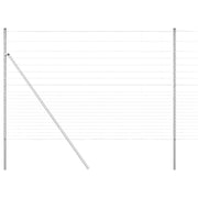 Palo della recinzione | Pannello per recinzione Zincato 25 x 1,6 m Acciaio