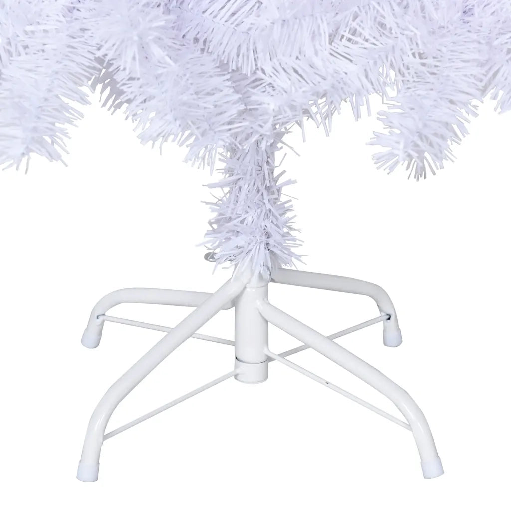 Albero di Natale Artificiale con Rami Spessi Bianco 150 cm PVC 321038