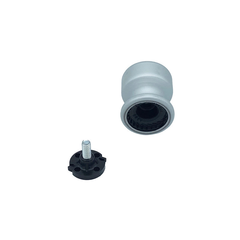 Pomolo fisso per porta SAGUATTI 175/50EB in alluminio argento satinato