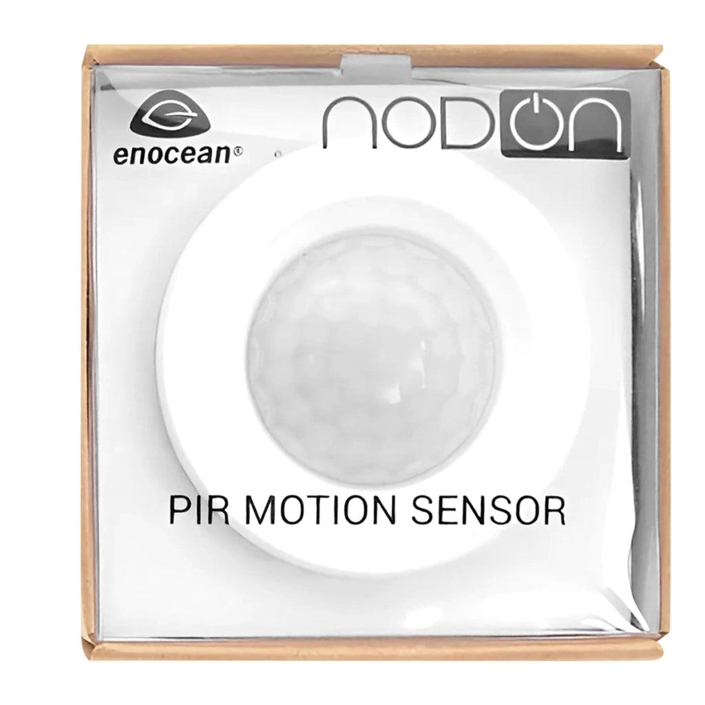 Sensore di Movimento PIR wireless Motion Sensor EnOcean Incastrabile Bianco NODON