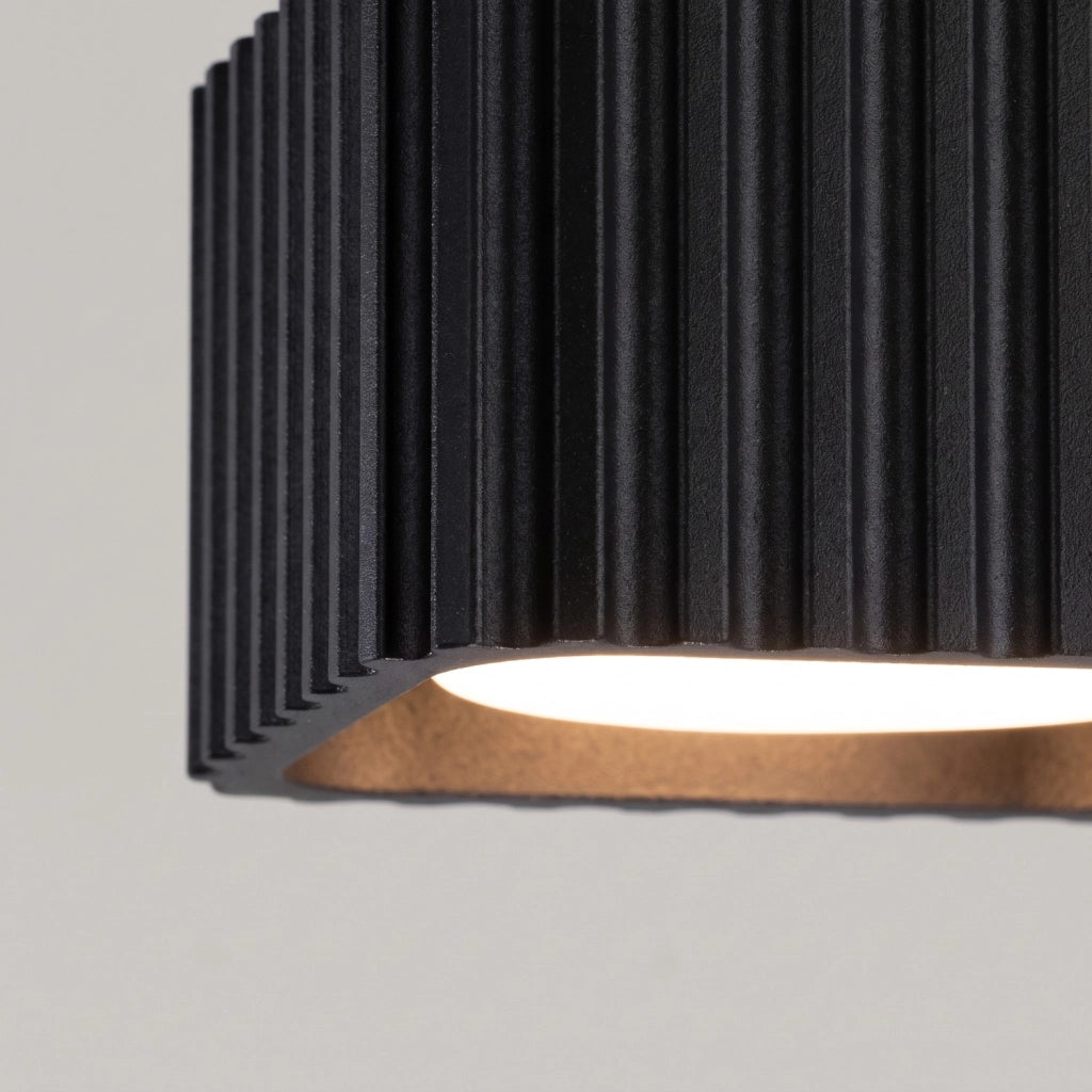 Plafoniera RIFF 1 nera Gx53