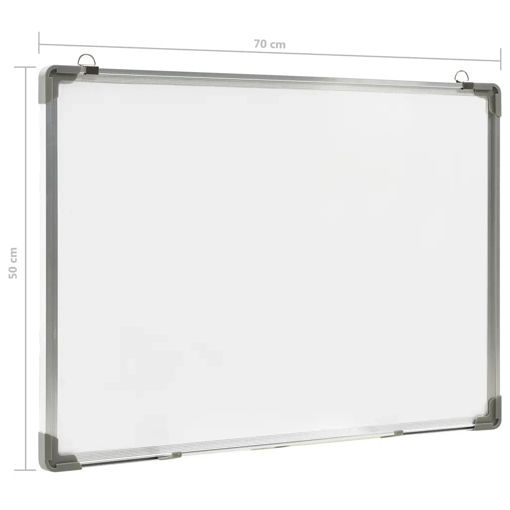Lavagna Magnetica Bianca Cancellabile a Secco 70x50 cm Acciaio CFW1862147