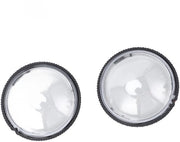 Protezione ottica - Doppio protettore in plastica - Antiscratch - Protezione robusta - Ideale per azione e fotocamere.