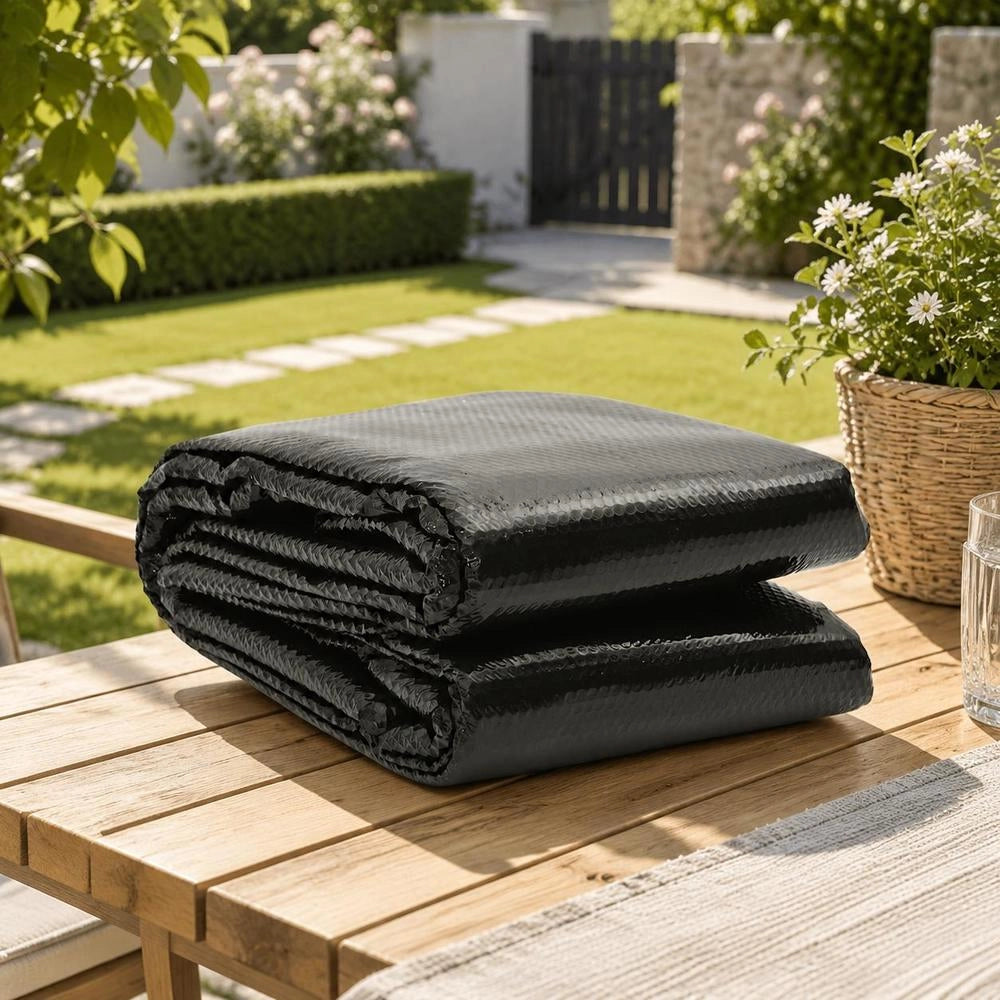 Pool Cover Black 260x160 Cm PE