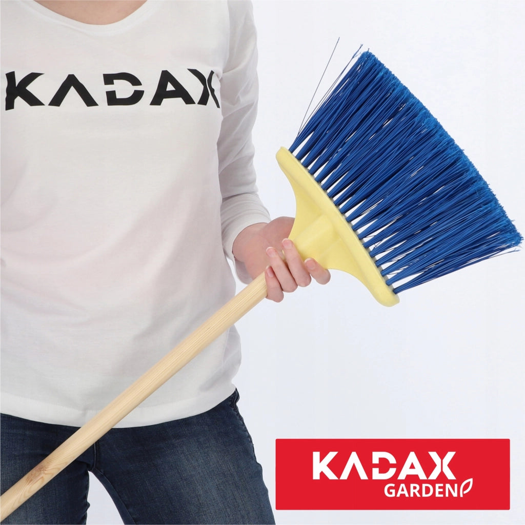 Scopa da strada KADAX con manico in legno da 30 cm