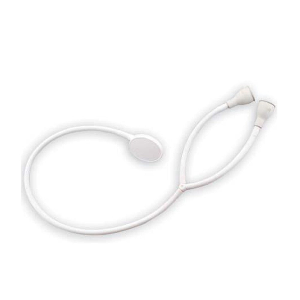 Doccia per parrucchiera con flessibile in pvc bianco a 2 vie