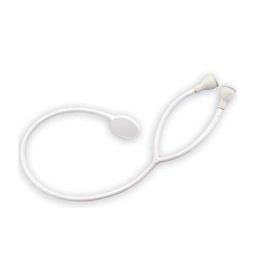 Doccia per parrucchiera con flessibile in pvc bianco a 2 vie