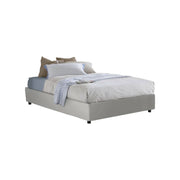 Arbo, Letto Piazza e Mezza Contenitore Made in Italy, Bianco