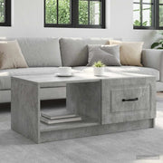 Tavolino da salotto Grigio Cemento 90 x 50 x 37 cm 895878