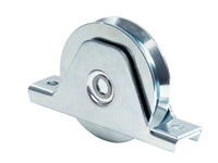 ruota per cancelli con supporto gola y 2 cuscinetti art. 336y mm.120x28 cod:ferx.vit24810