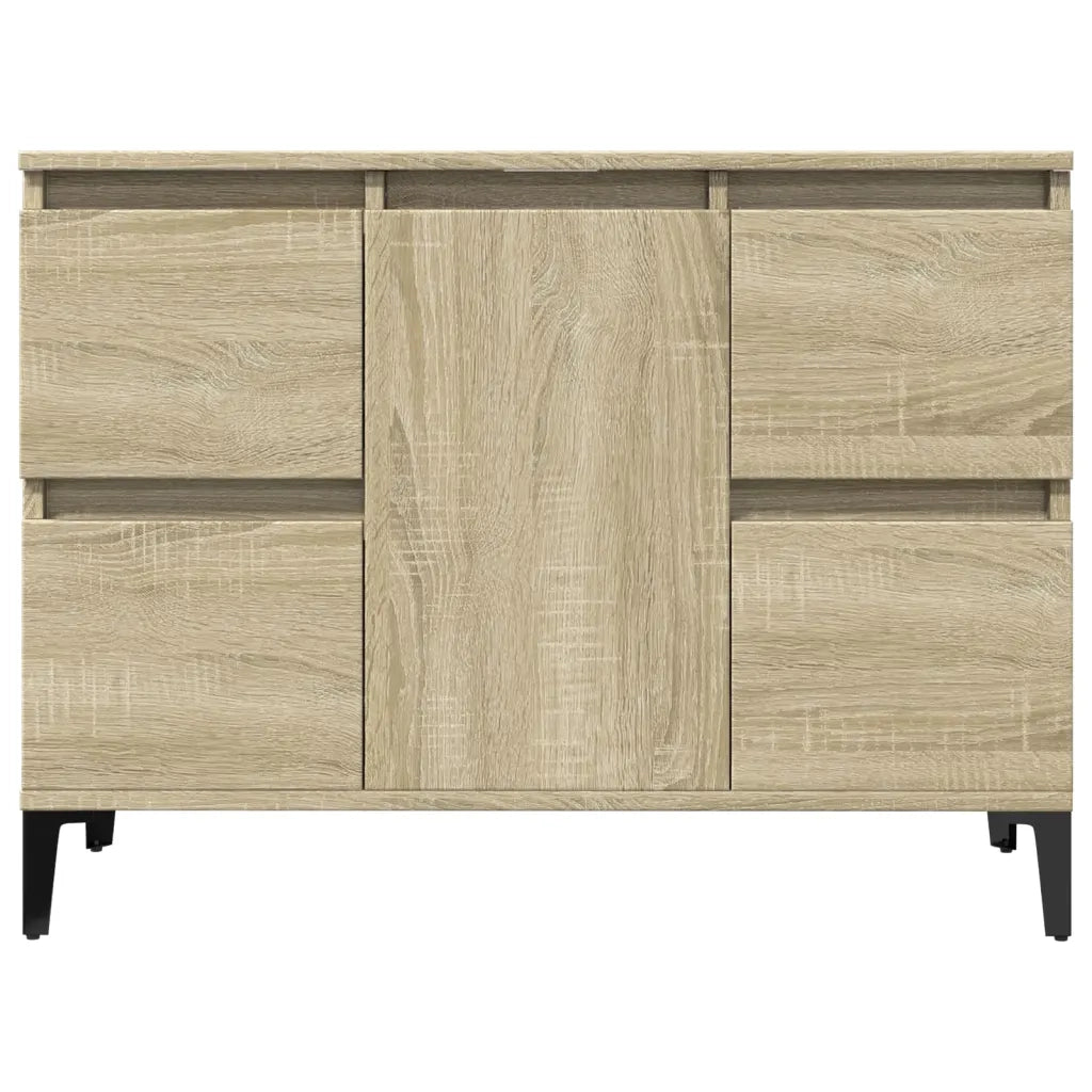 Mobile Lavabo Rovere Sonoma 80x33x60 cm in Legno Multistrato