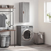 Mobile a Parete Grigio Sonoma 34,5x34x90 cm 828834