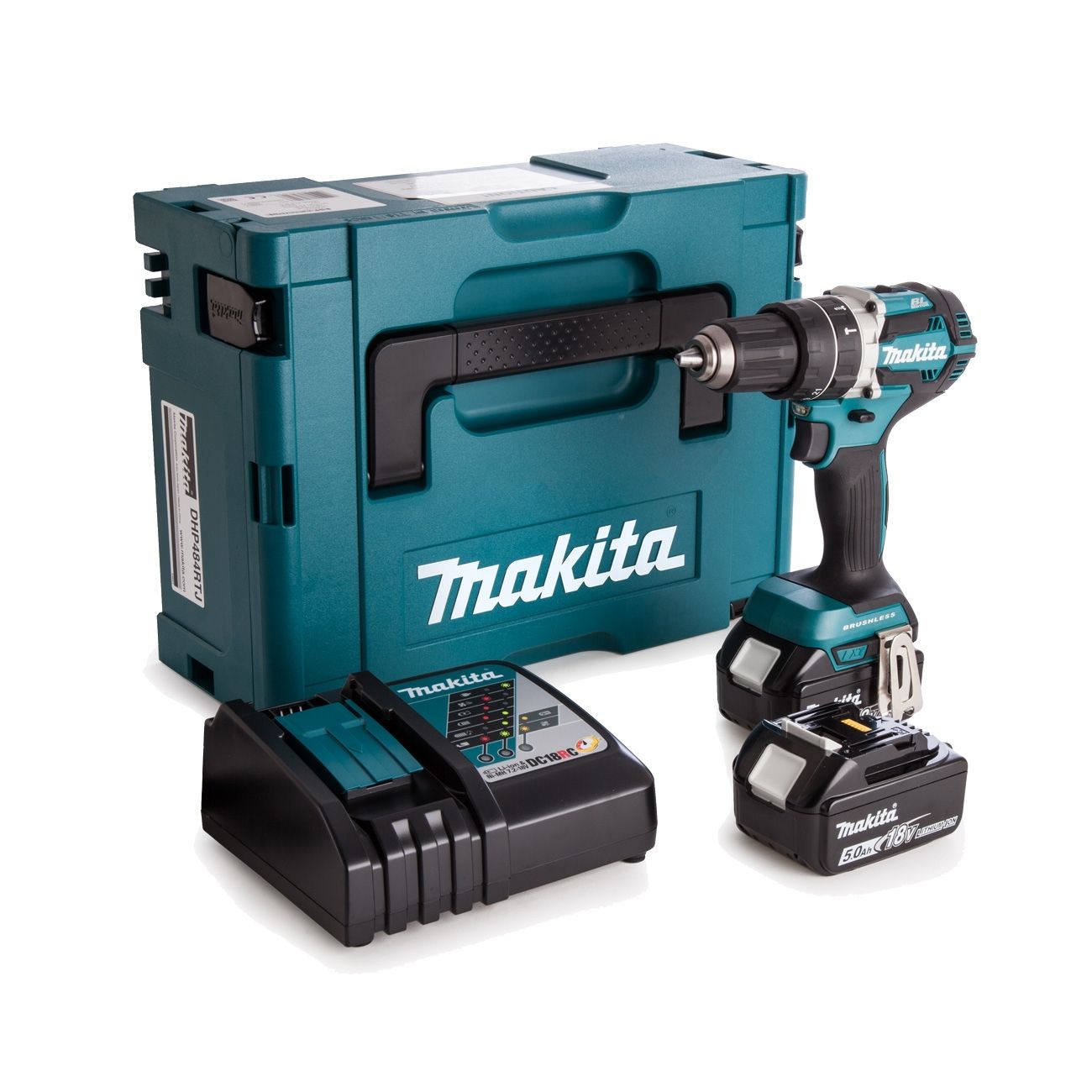 TRAPANO AVVITATORE MAKITA A BATTERIA 18V DHP484RTJ