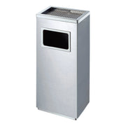 Cestino Gettacarte Posacenere 32x60,4x24,1 cm in Acciaio 16L per Interno Esterno