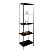 Libreria Vita, Nero, Metallo, 36x51x170 cm