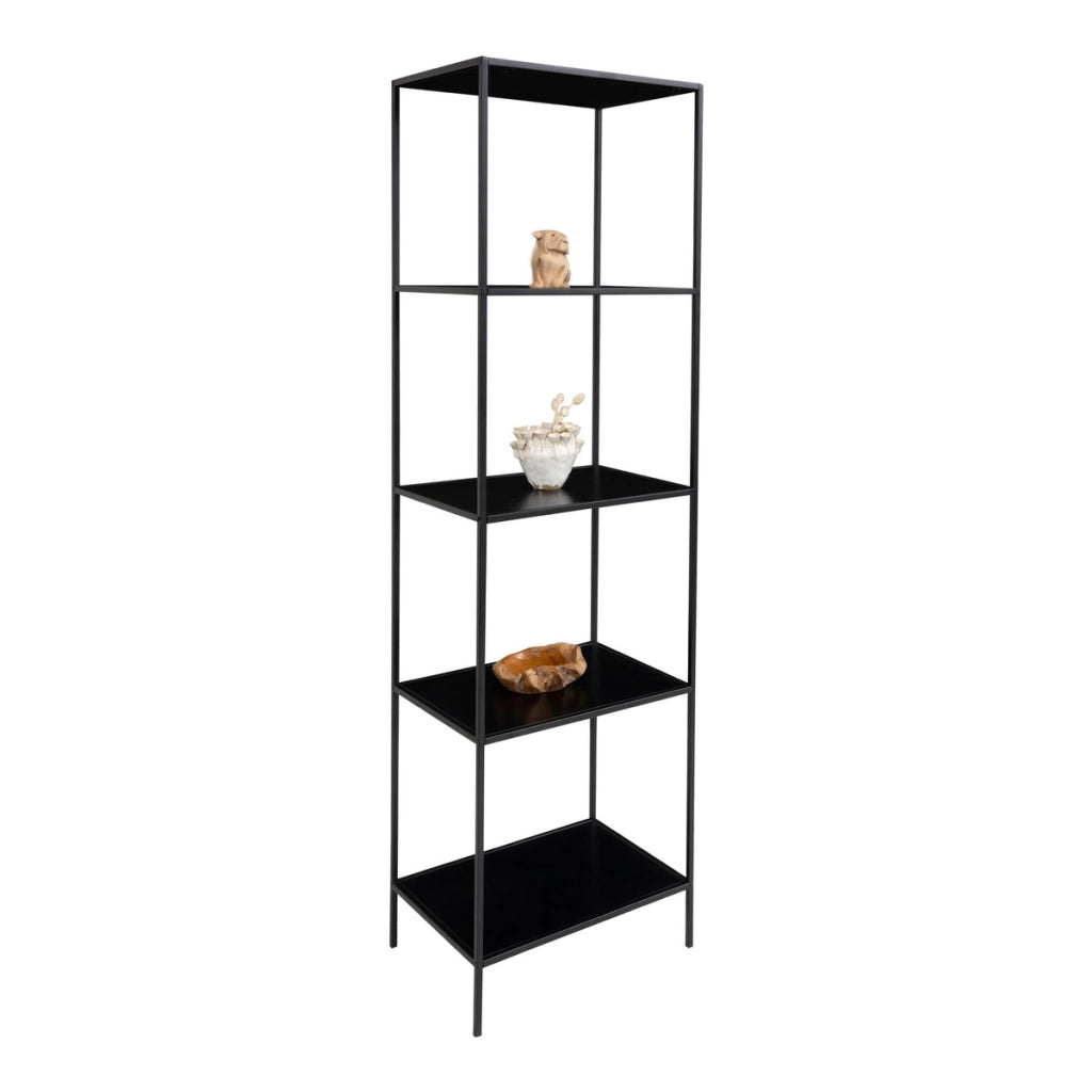 Libreria Vita, Nero, Metallo, 36x51x170 cm