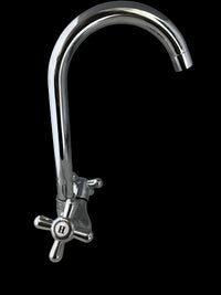 Rubinetto per cucina o bagno con maniglie a stella stile retrò vintage