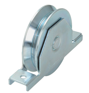 ruote x cancello gola y supporto chiusura 2 cuscinetti mm.140 cod:ferx.13238