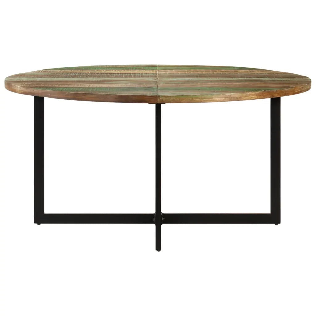 Tavolo da Pranzo 150x75 cm in Legno Massello di Recupero cod mxl 24332