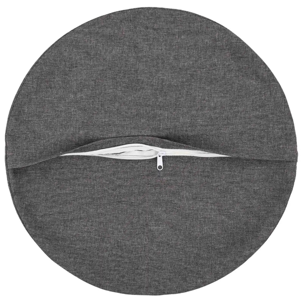 Federa 6 pz HEERLEN Grigio Chiaro Ø 60 cm Tessuto 922826