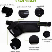 Accessori per sport - Cintura da running portatile per uomini e donne, impermeabile con contenitore per bottiglie - cintura regolabile e riflettente