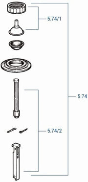 Kit di ricambio unibox 5.74 b07p crx4ls