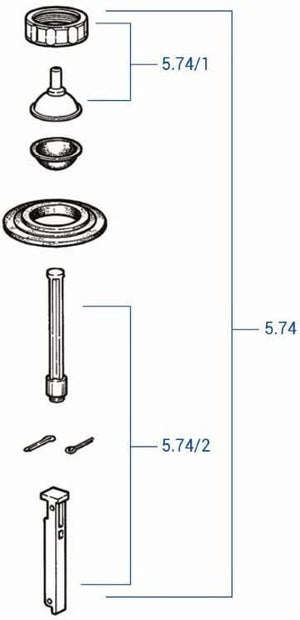 Kit di ricambio unibox 5.74 b07p crx4ls