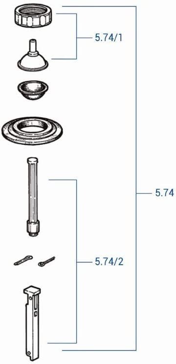 Kit di ricambio unibox 5.74 b07p crx4ls